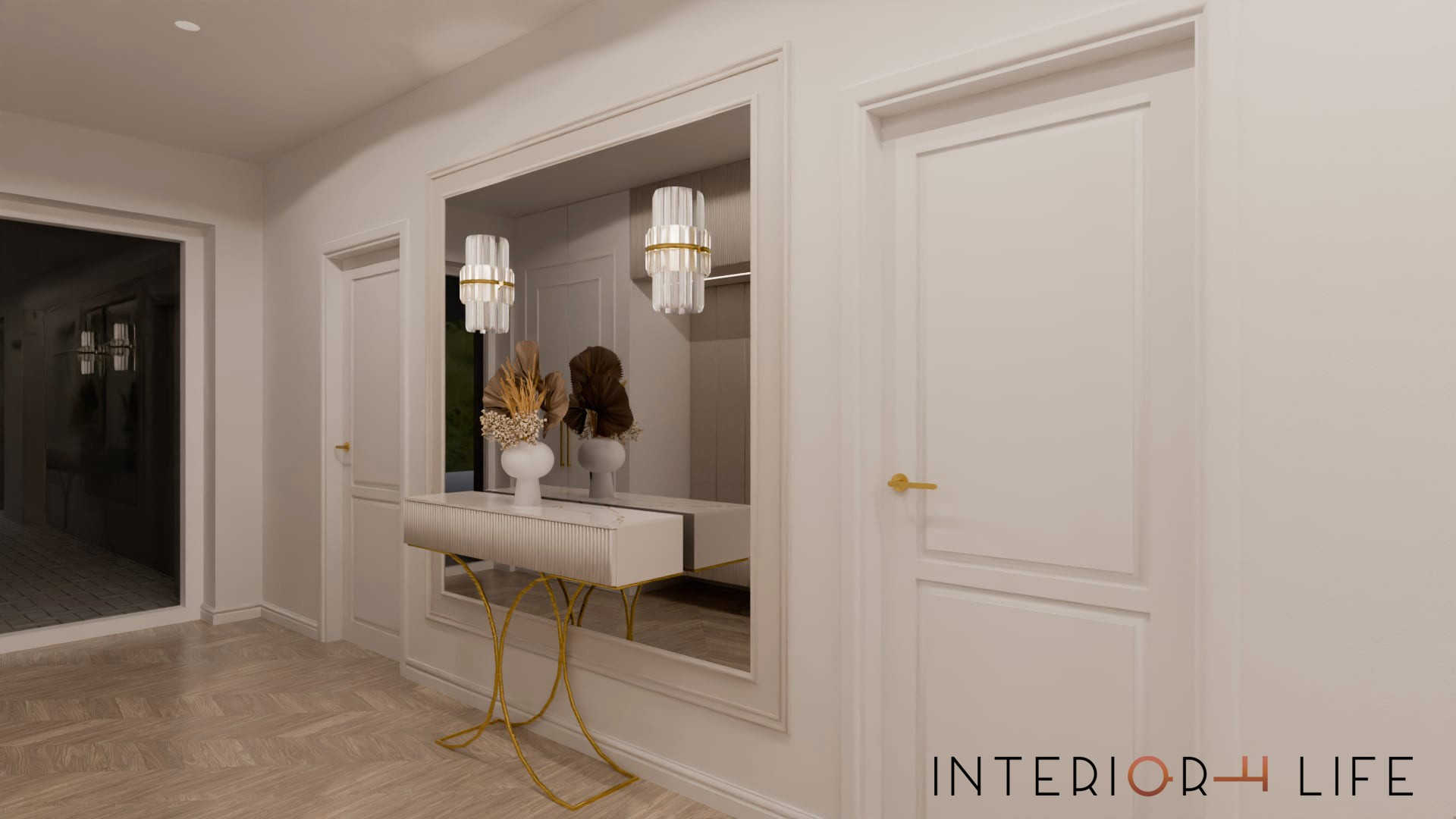 Erdvus modernios klasikos namas sukurtas šeimai, Molėtai 1