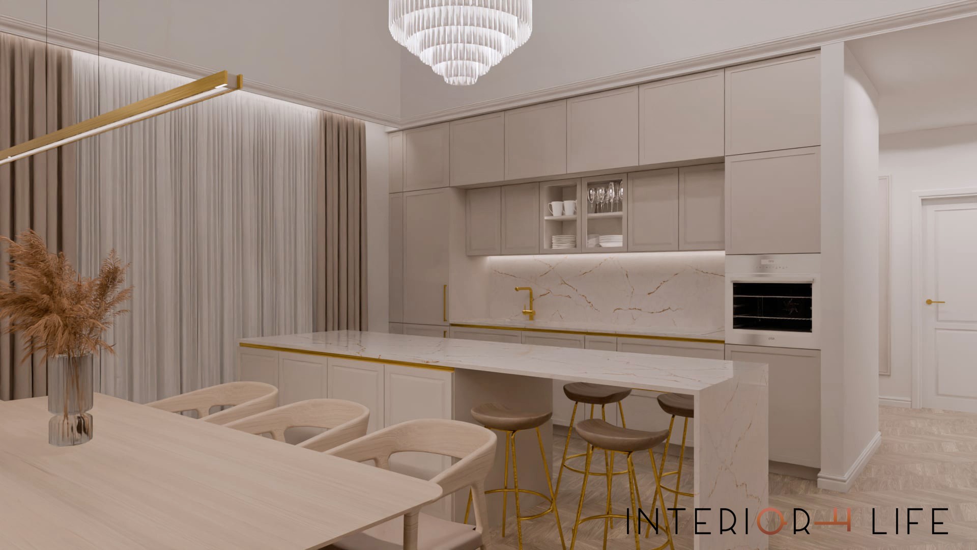 Erdvus modernios klasikos namas sukurtas šeimai, Molėtai 4