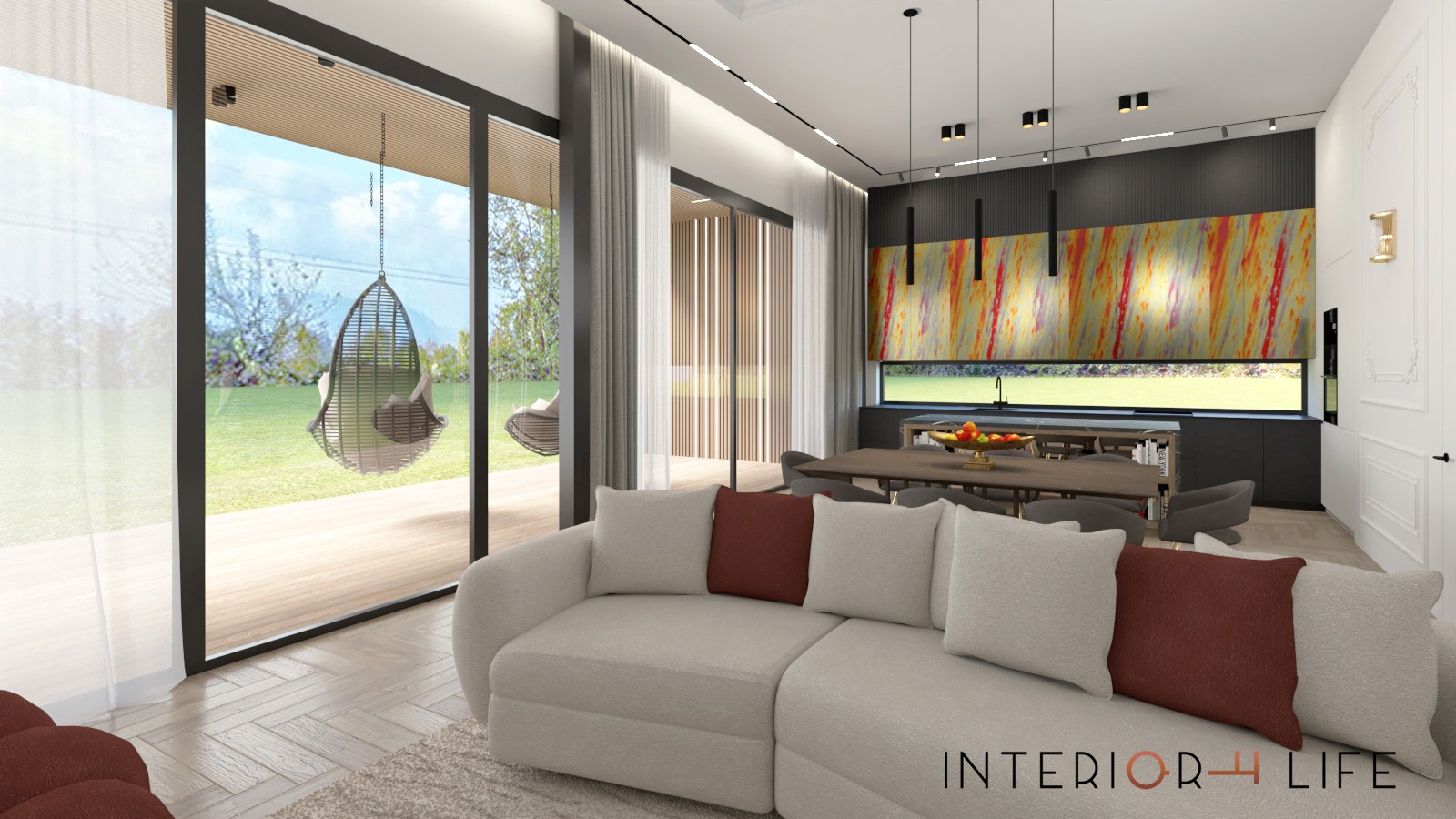 Prabangus modernios klasikos interjeras, Marbela 2