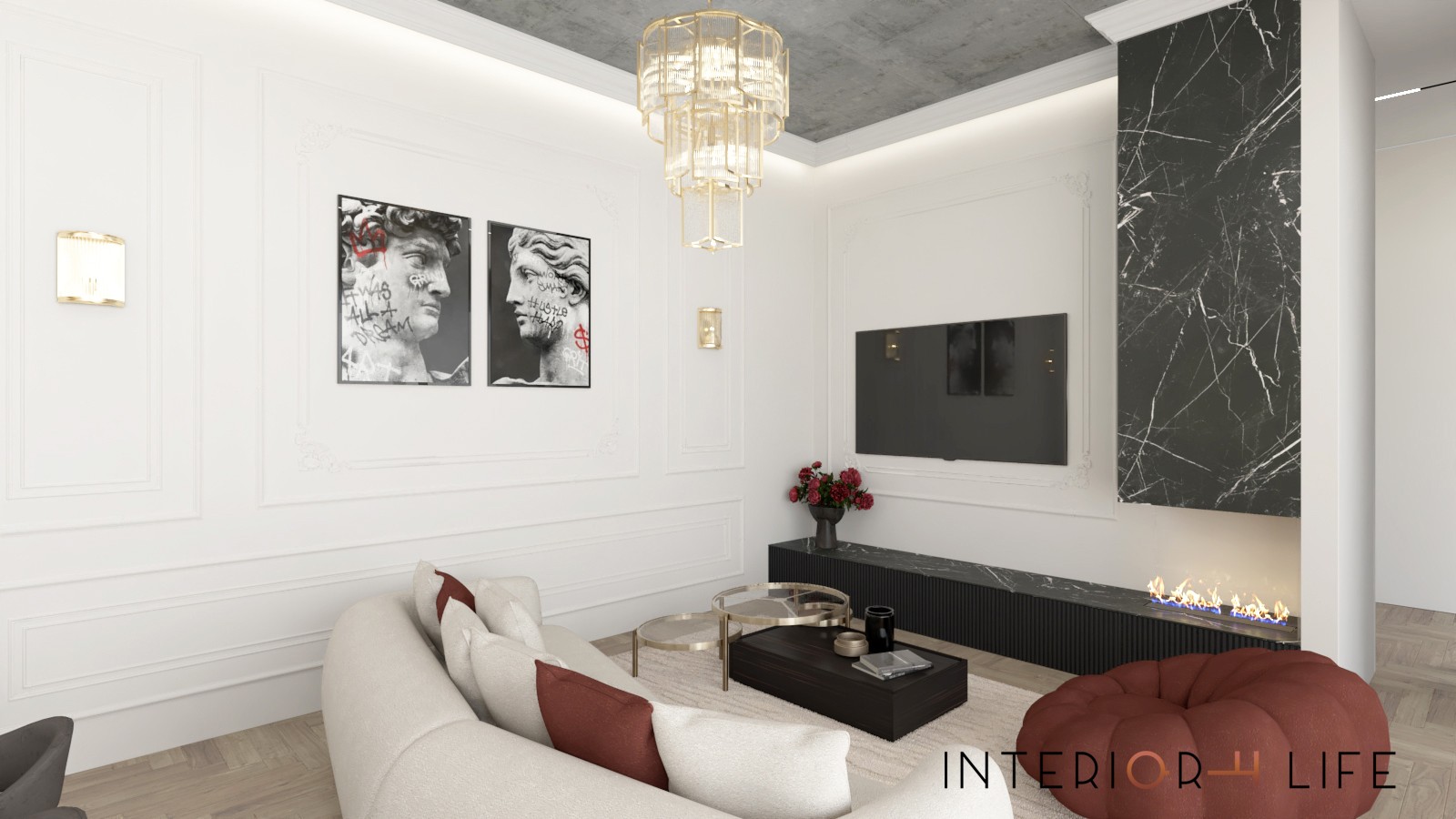 Prabangus modernios klasikos interjeras, Marbela 5