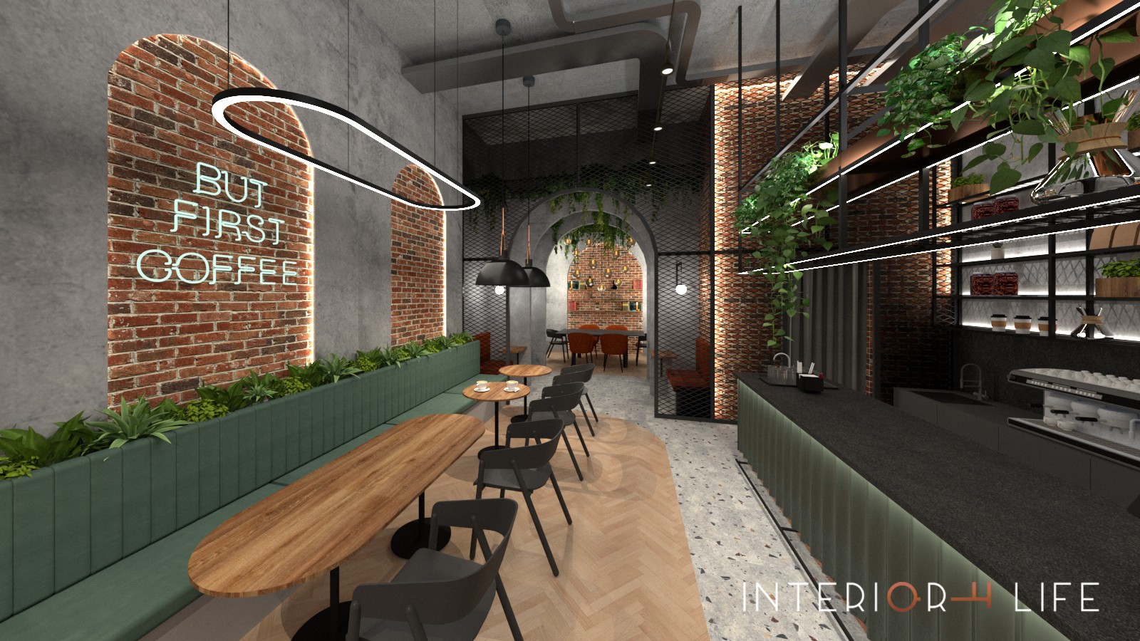 Angliško industrinio stiliaus restoranas, Vilnius 2