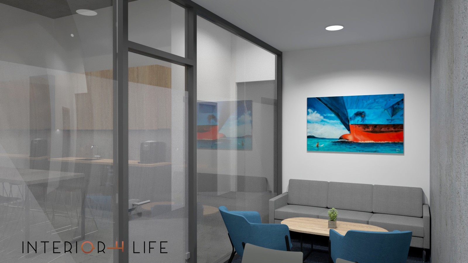 Minimalistinis biuras Loft stiliaus erdvėje, Vilnius 3