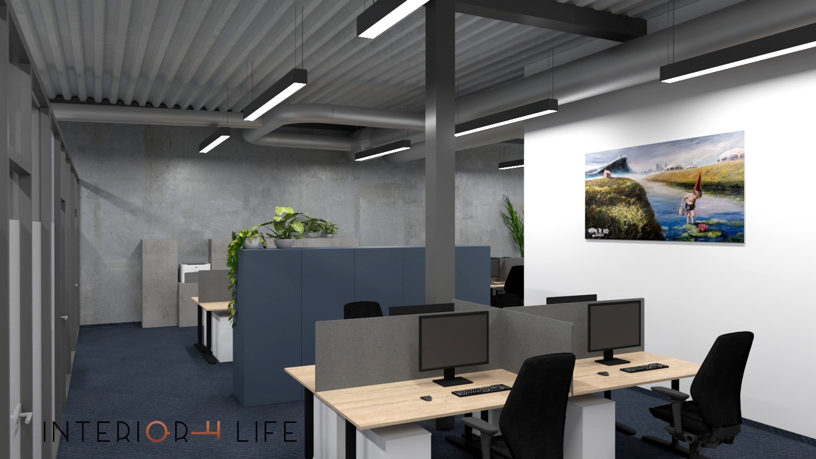 Minimalistinis biuras Loft stiliaus erdvėje, Vilnius 5