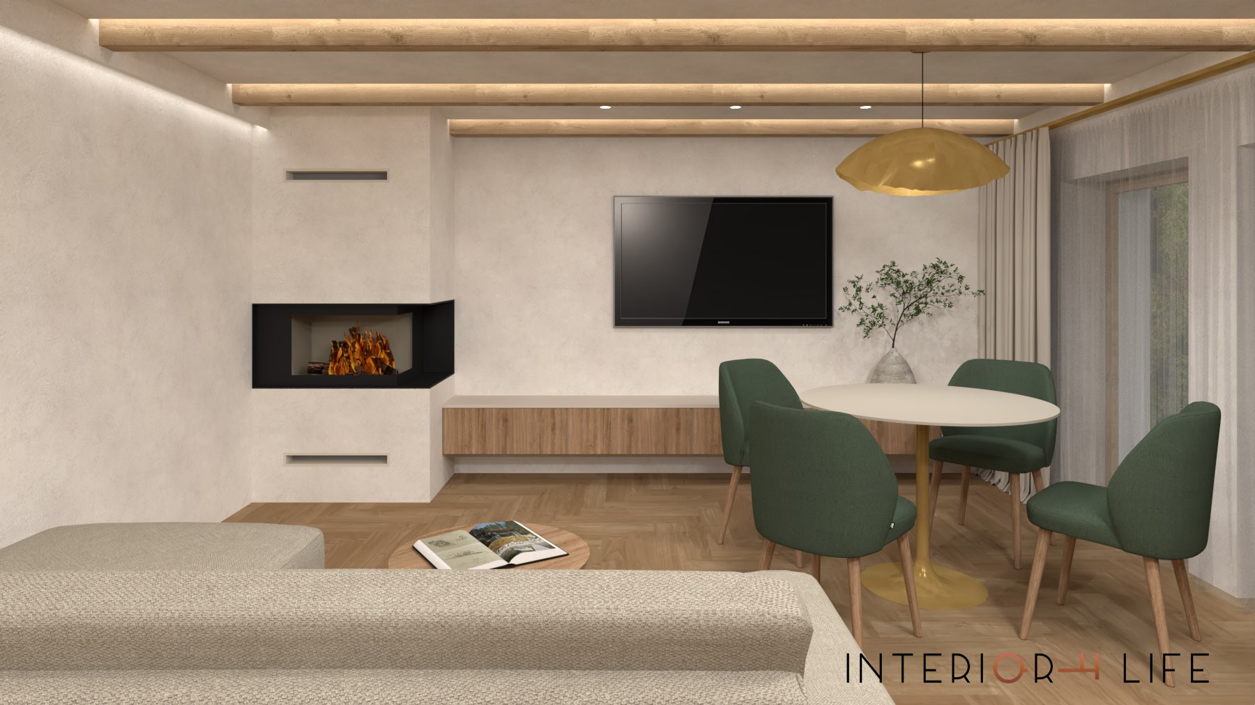 Jaukus art deco stilius renovuojamame būste, Vilnius 4