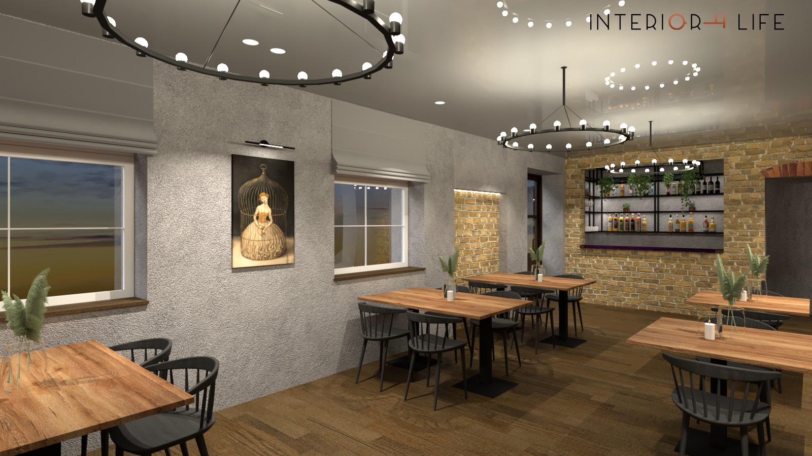 Kavinės renovacija art deco stiliumi, Švenčionys 3