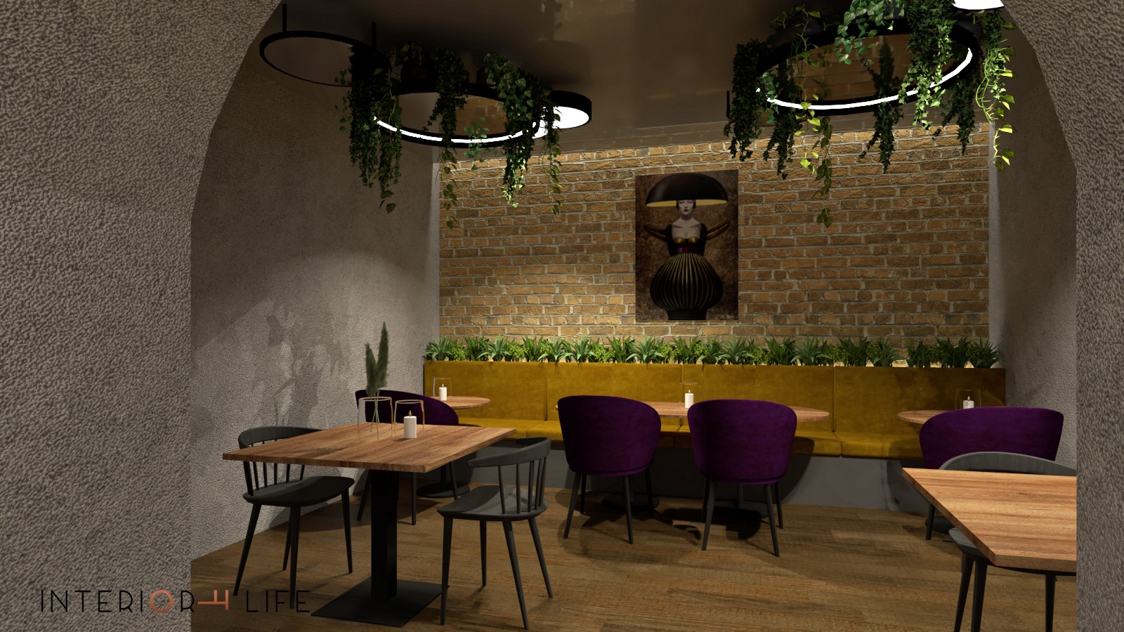 Kavinės renovacija art deco stiliumi, Švenčionys 6