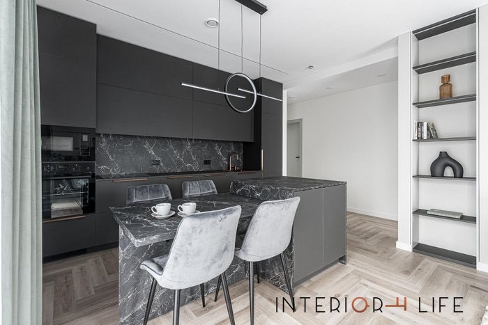 Modernus, dekoratyvus bei funkcionalus būstas dviems, Vilnius 1