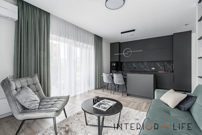 Modernus, dekoratyvus bei funkcionalus būstas dviems, Vilnius 6