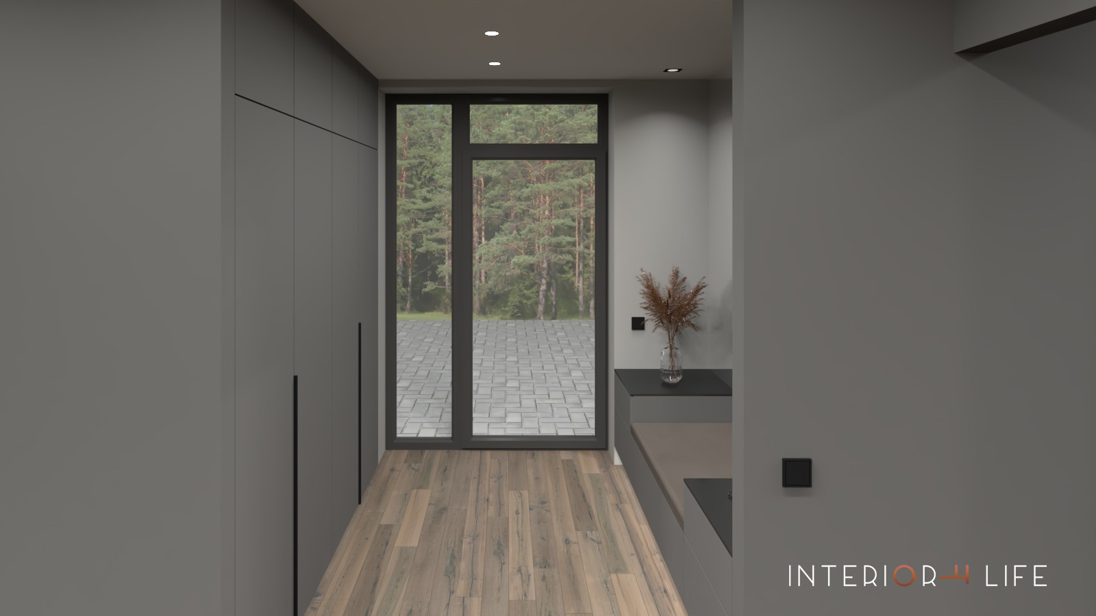 Tamsus skandinaviškos minimalistikos gyvenamasis namas, Nemenčinė 1