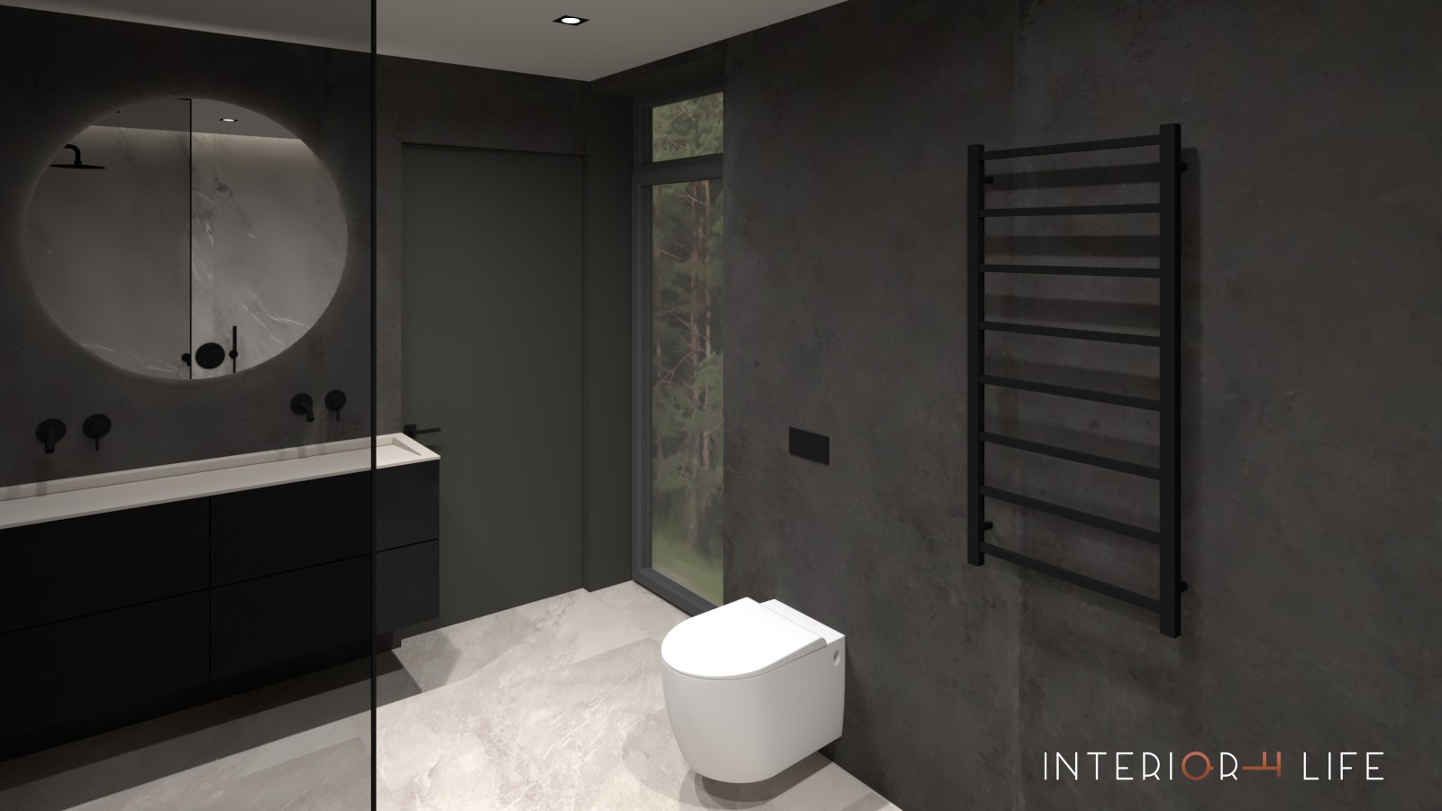 Tamsus skandinaviškos minimalistikos gyvenamasis namas, Nemenčinė 11