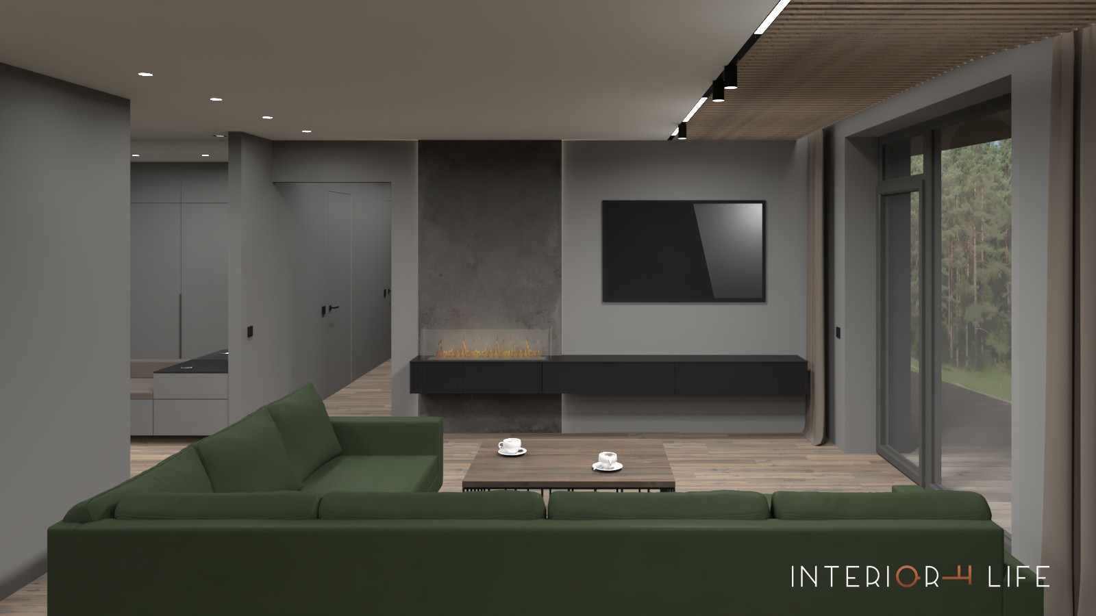 Tamsus skandinaviškos minimalistikos gyvenamasis namas, Nemenčinė 3